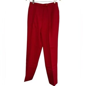 Alex NY 100%‎ wood Red Pants size 14 women